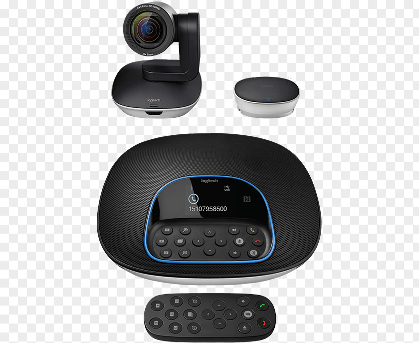 Video Conferencing Kit VideotelephonyMicrophone Microphone Logitech Webcam Conferenccam GROUP Grupo Logi Bundle 960-001054 Group Hd And Audio System PNG