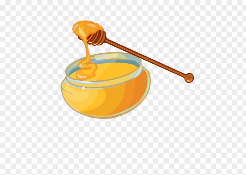 Cartoon Honey Jar Clip Art PNG