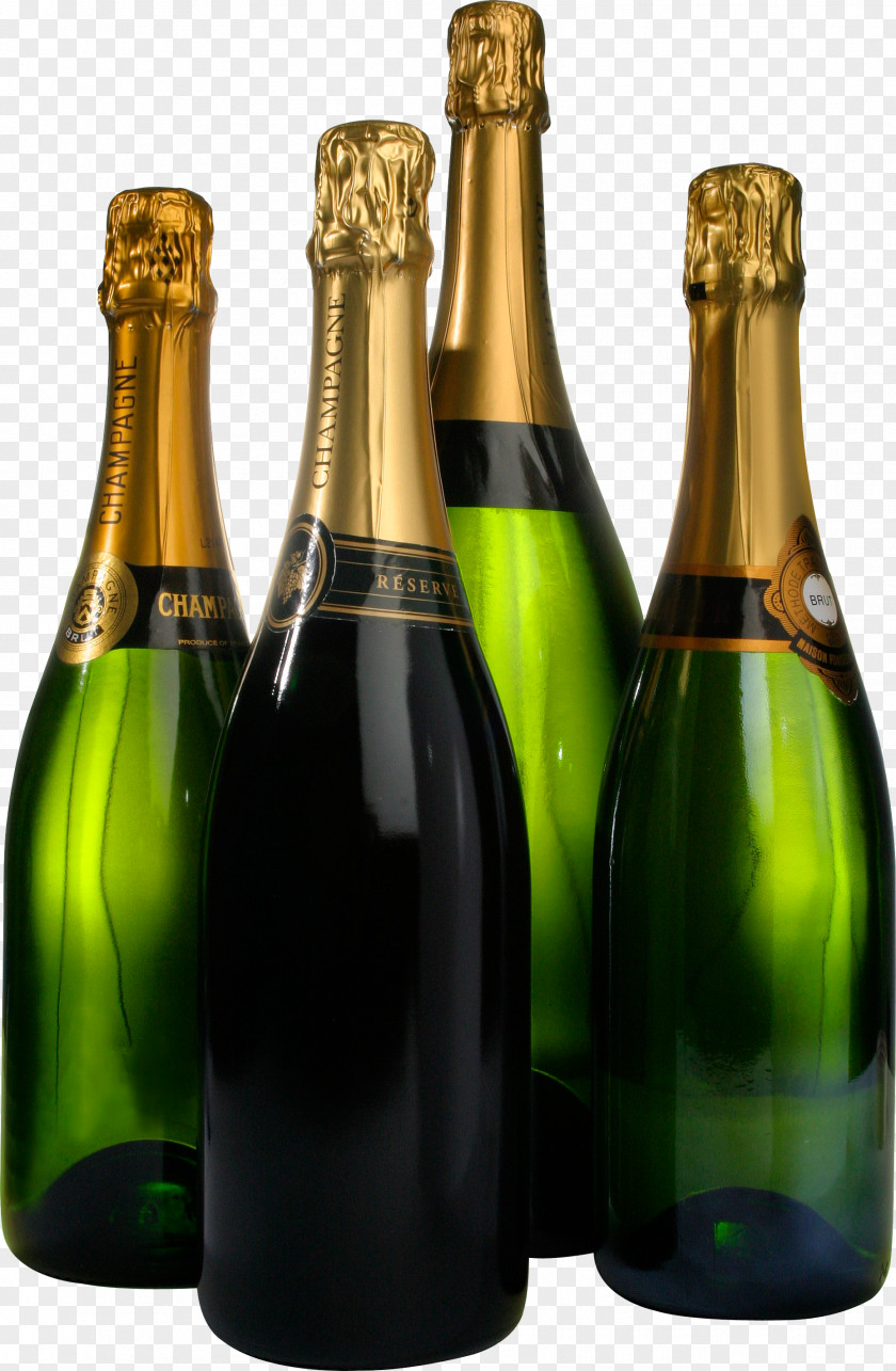 Champagne Bottles Prosecco Wine Beer PNG