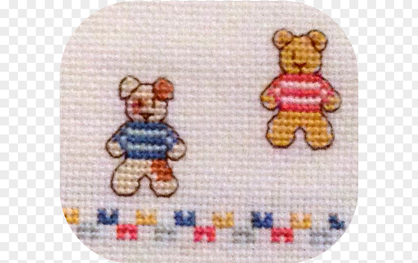 Child Cross-stitch Embroidery Towel PNG