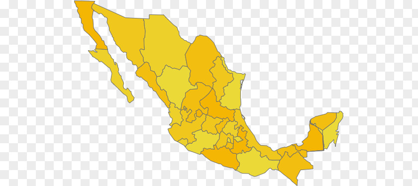 Map Mexico Blank PNG