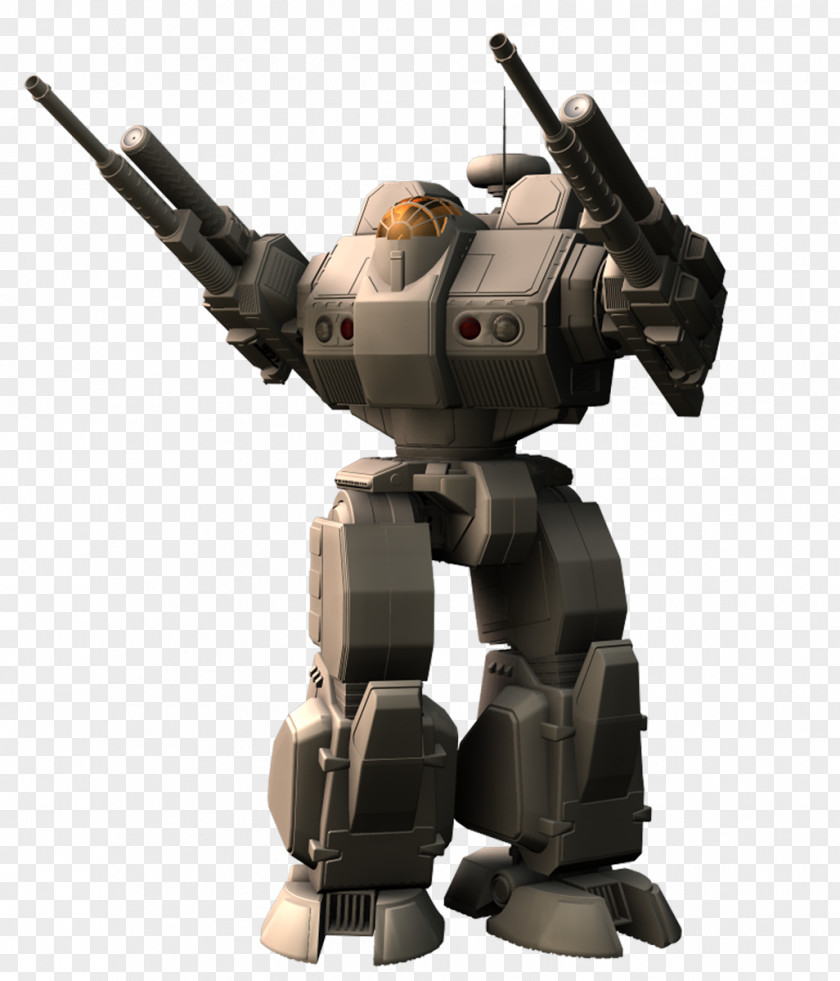 Military Robot Mecha Figurine PNG