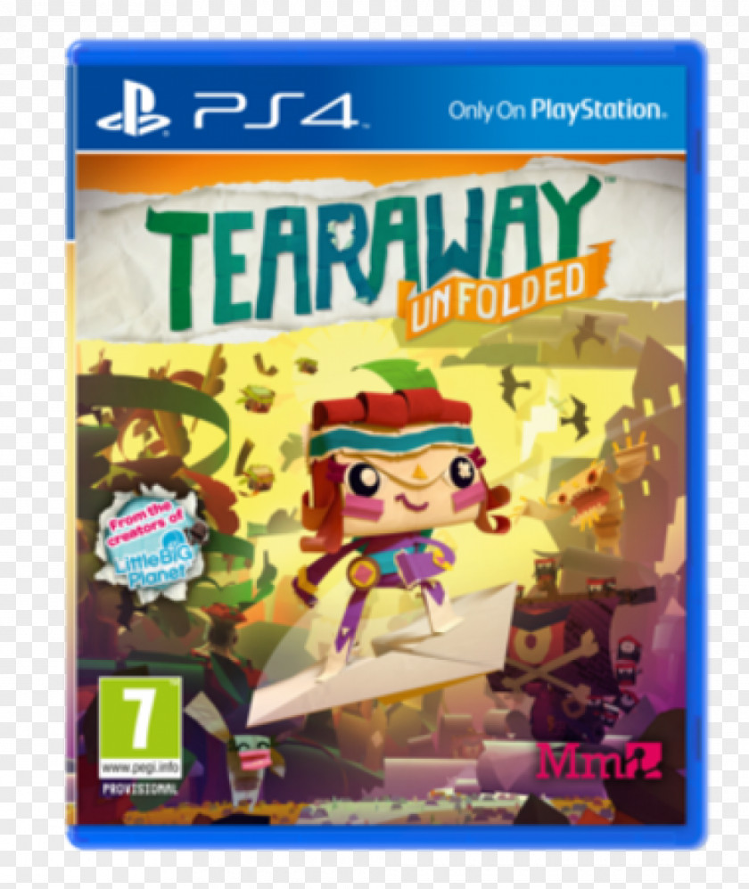 Sony Tearaway Unfolded PlayStation 4 3 Vita PNG