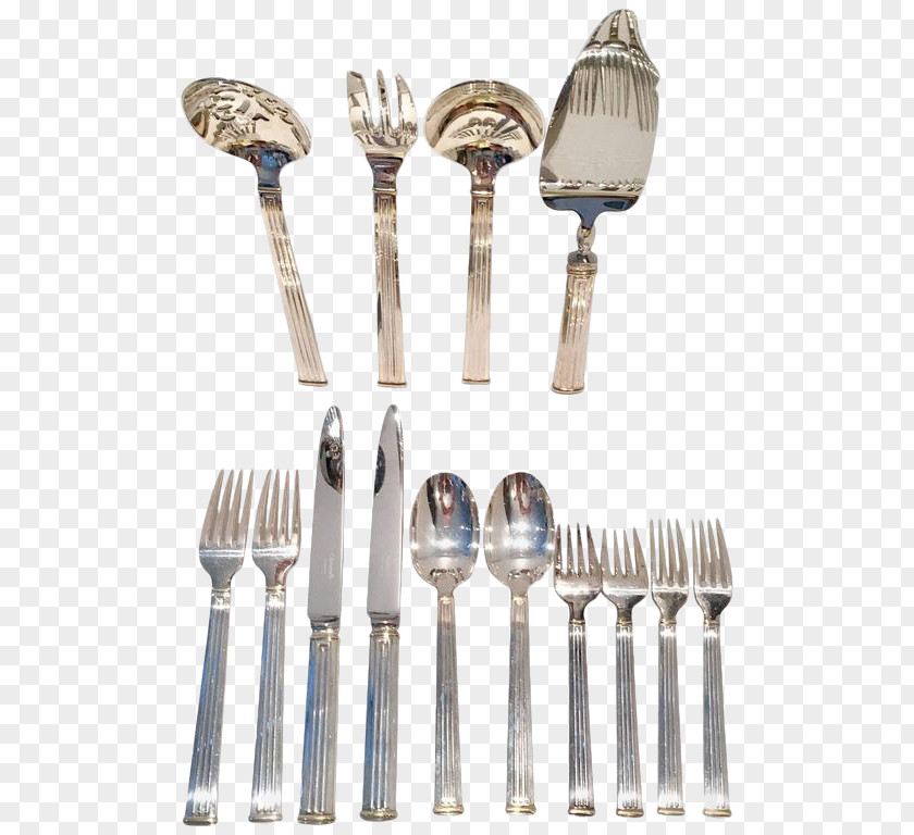 Cutlery Christofle Gold Silver Product PNG
