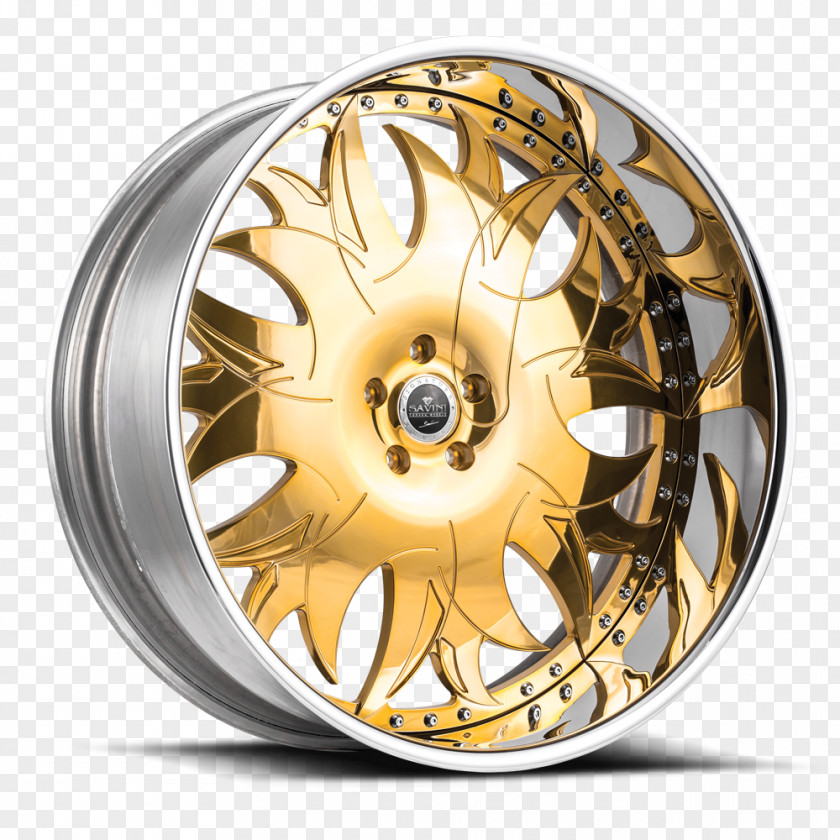 Golden Lips Car Rim Custom Wheel Tire PNG