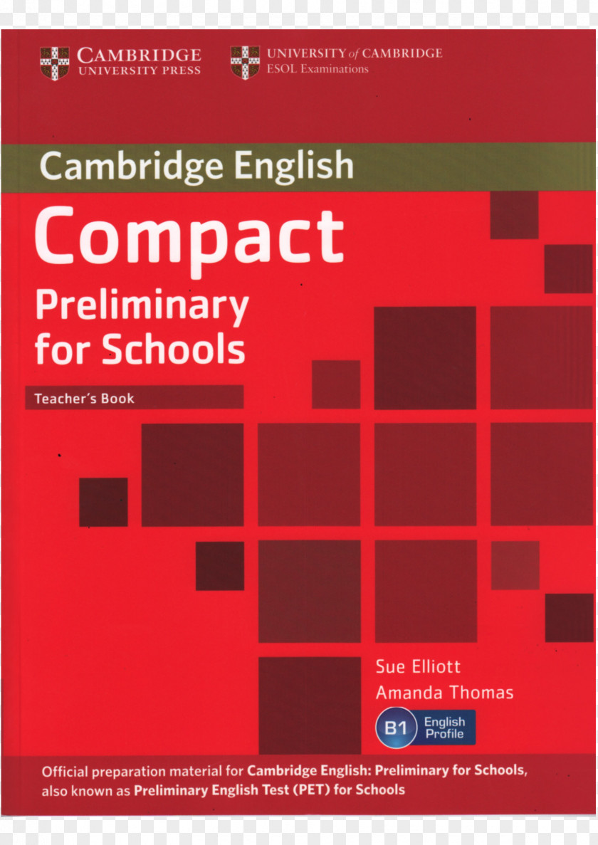 School Compact Preliminary For Schools Teacher's Book First Key B1 PNG