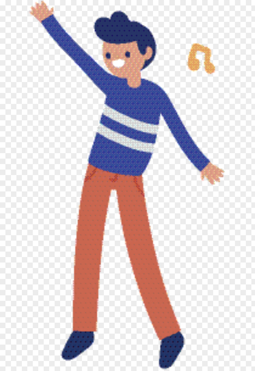 Standing Cartoon Boy PNG