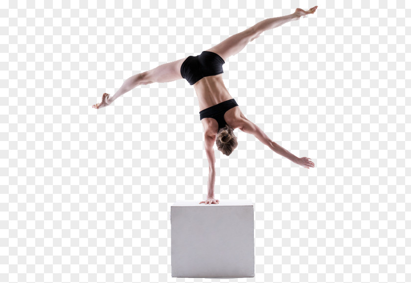 Artistic Gymnastics Dance Girl Cartoon PNG