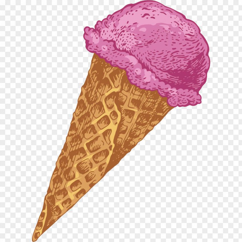 Summer Favorite Sweet Kitchen Ice Cream Snacks Cone Cheesecake Strawberry PNG