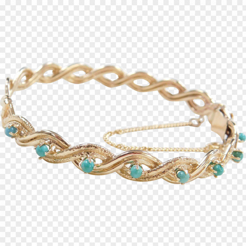 Turquoise Floral Bracelet Jewellery Gold Necklace PNG