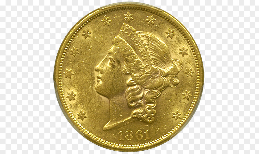 Coin Gold Eagle Dollar PNG