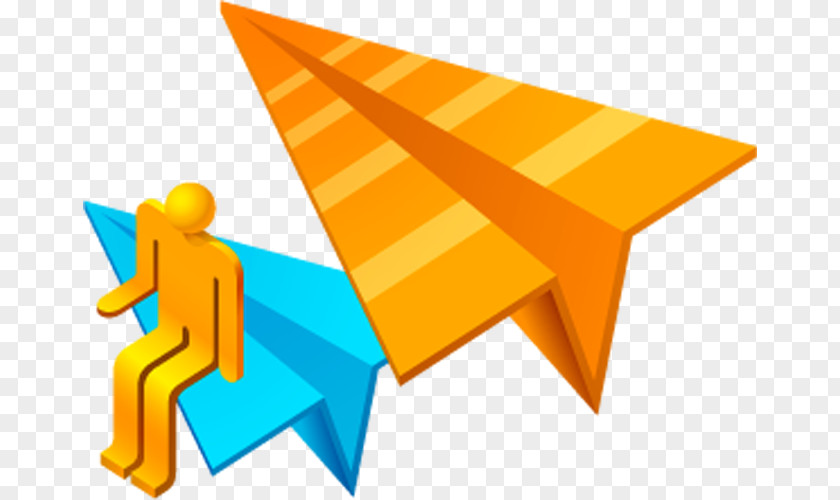 Creative Paper Airplane Plane PNG