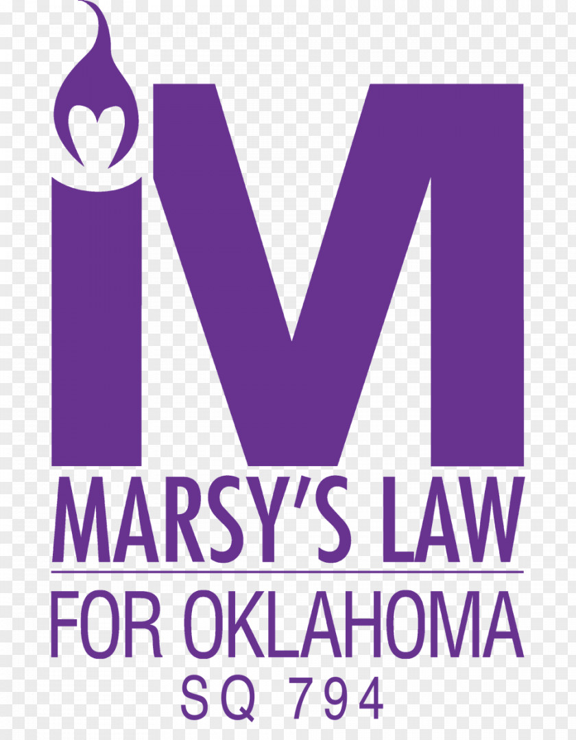 Oklahoma State Question No. 794 Logo Brand Marsy's Law Font PNG