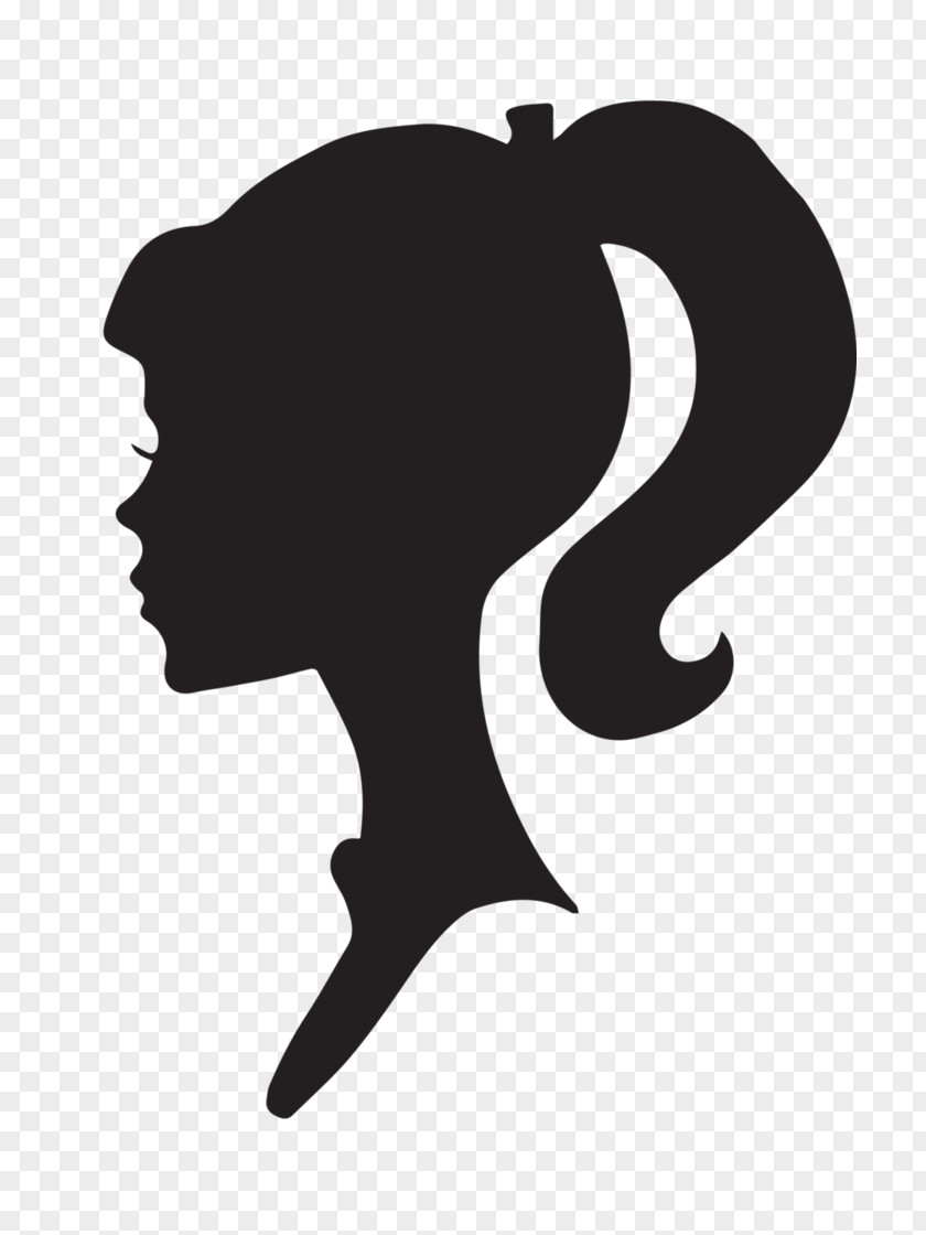 Profile Silhouette Barbie Ken Clip Art PNG