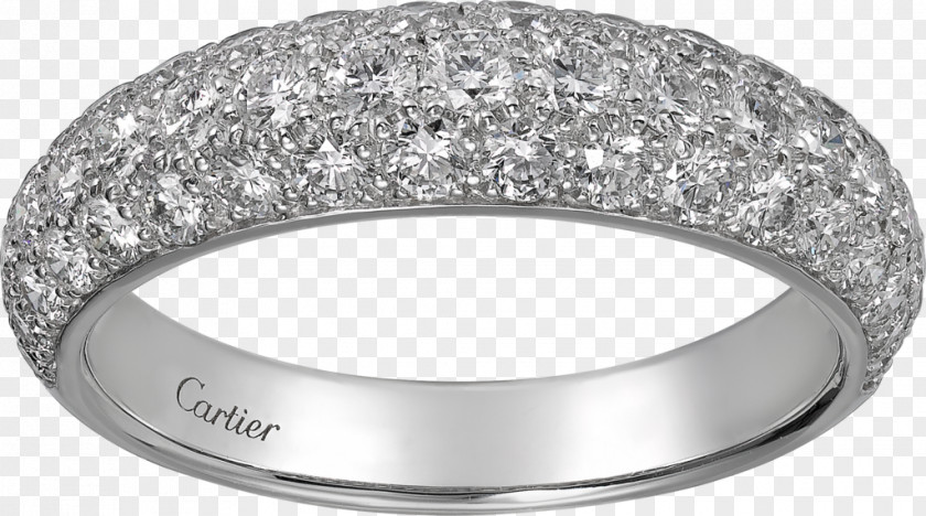 Ring Diamond Cartier Brilliant Carat PNG