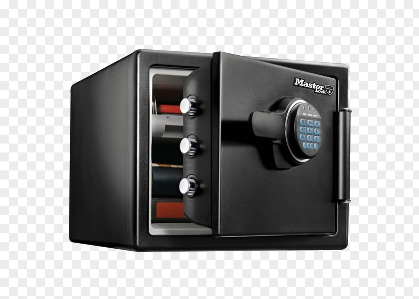 Safe Master Lock Electronic Combination PNG