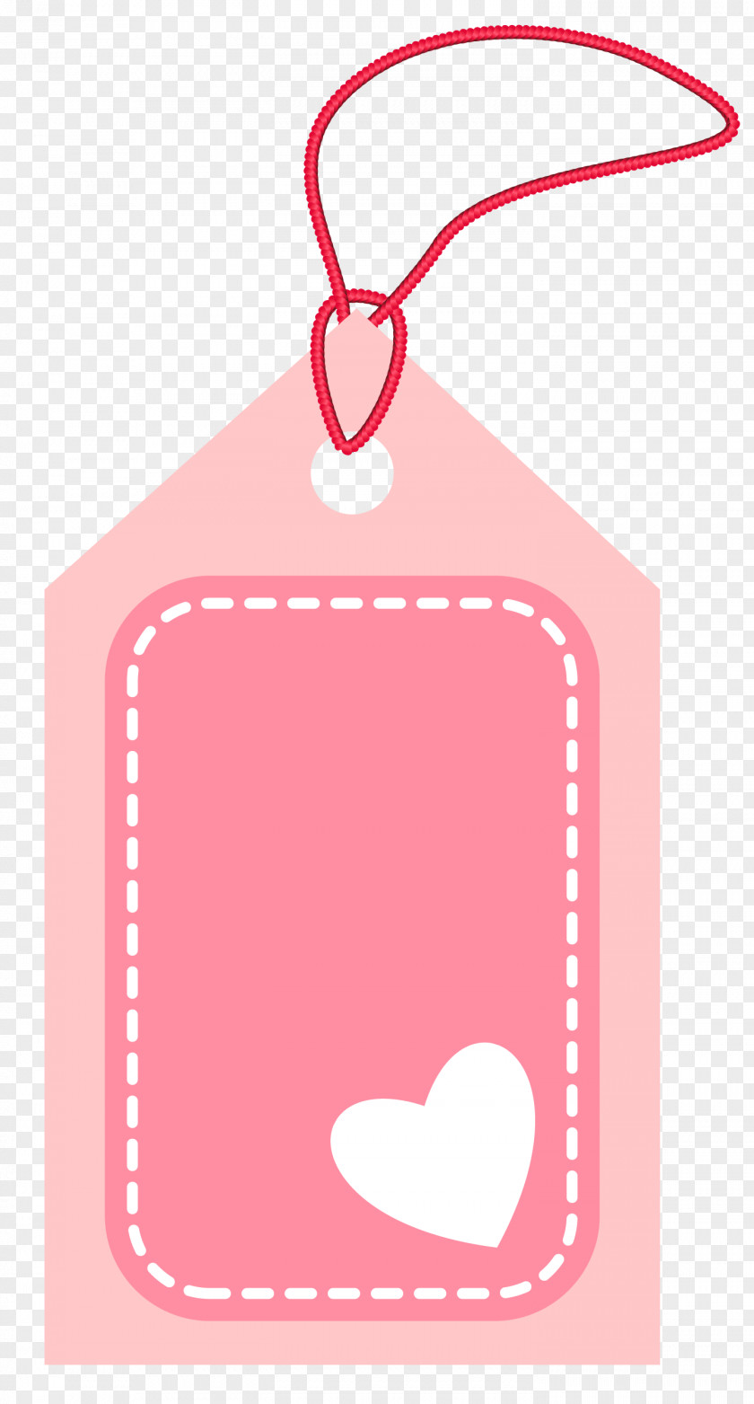 Valentine Pink Label Clipart Picture Paper Clip Art PNG