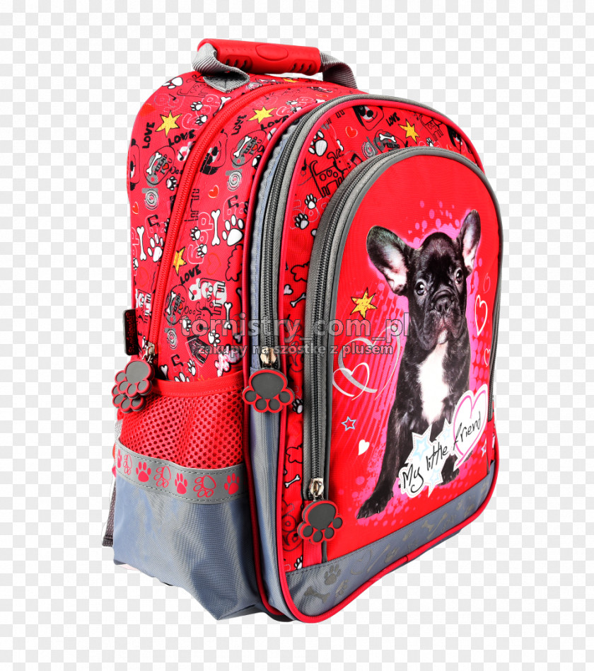Backpack French Bulldog School Bag Kindergarten PNG