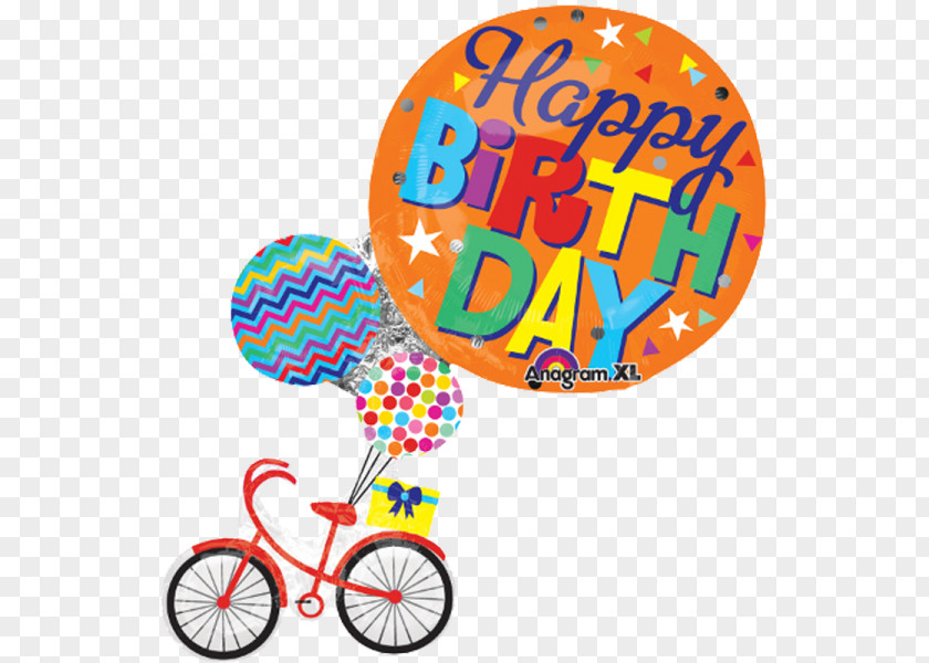 Birthday Cake Balloon Happy To You Bicycle PNG