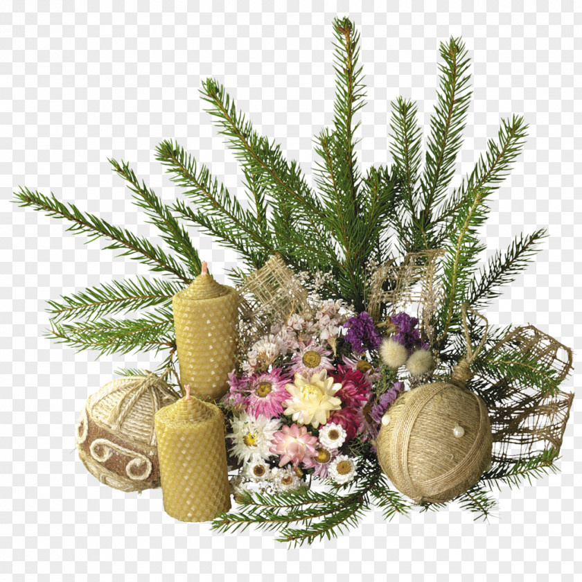 Creative Christmas Wreath Ornament New Year Gift Clip Art PNG
