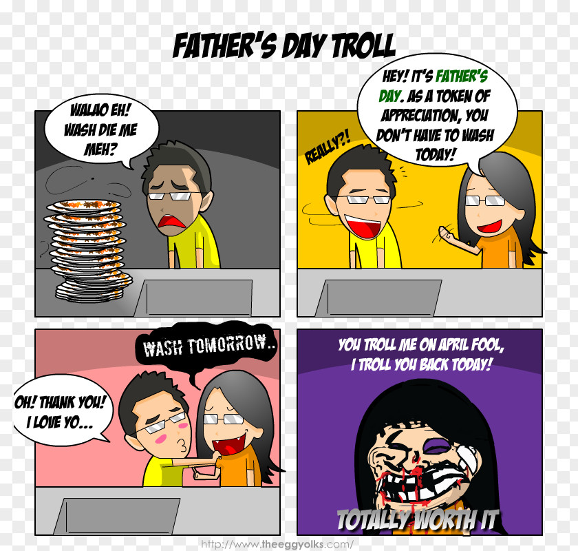 Egg Yolks The Red Tour Father's Day AirAsia Comics PNG