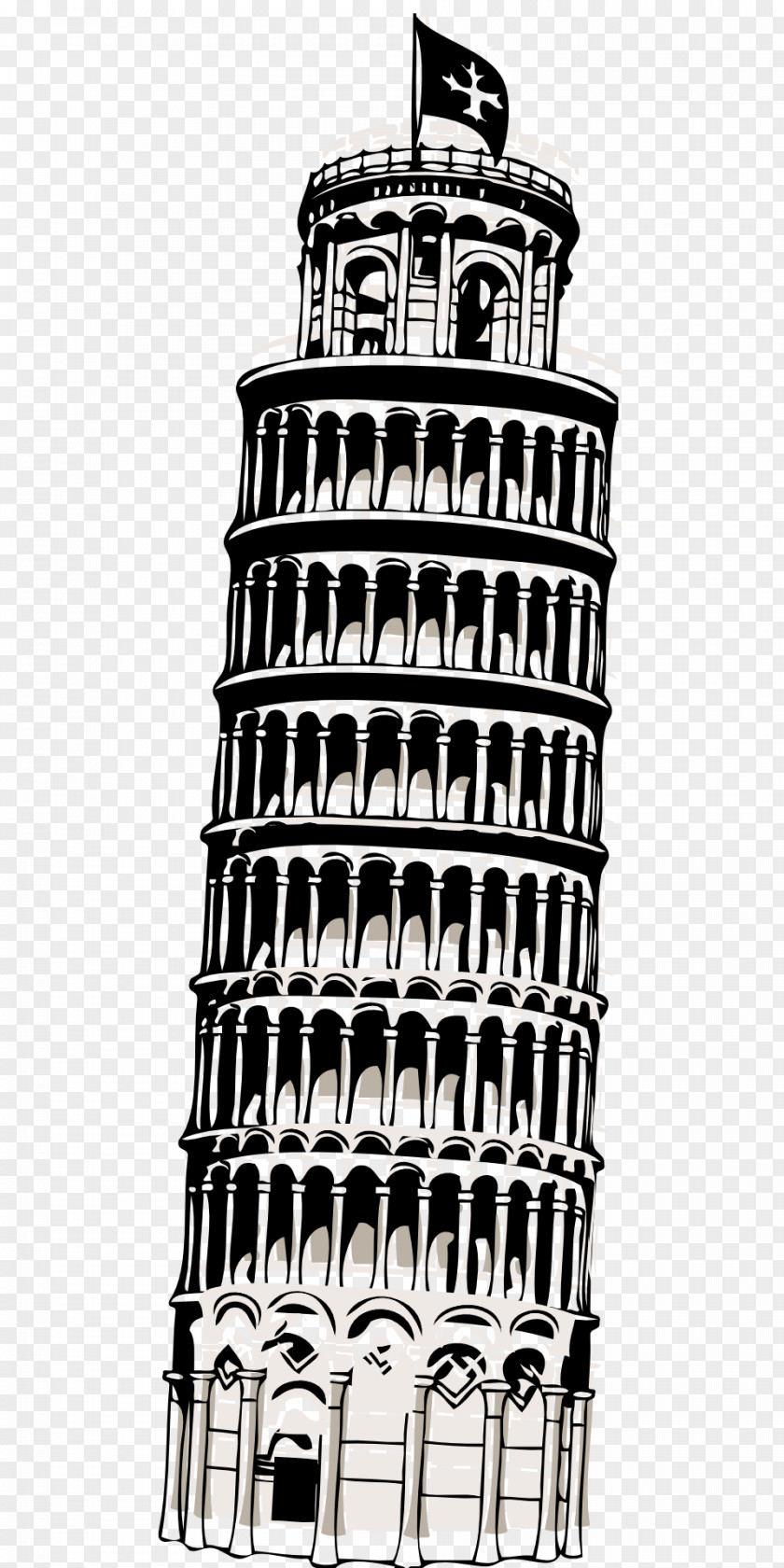 Landmarks Leaning Tower Of Pisa Piazza Dei Miracoli Eiffel Clip Art PNG