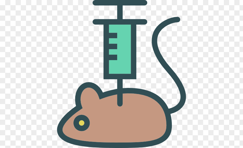 Mouse Syringe Animal Testing Clip Art PNG