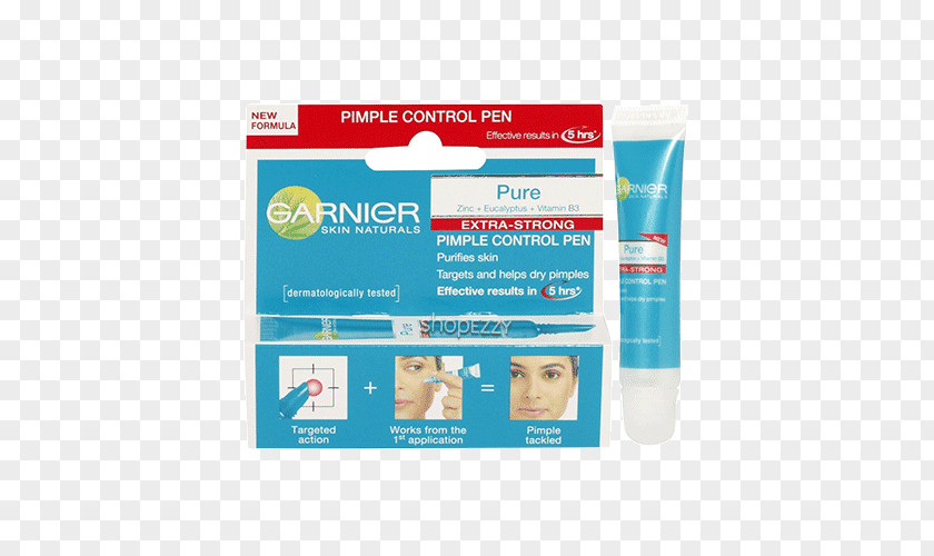 Pimple Garnier Pure Active Matte Control Acne Intensive Charcoal Anti-Blackheads 3 In 1 PNG