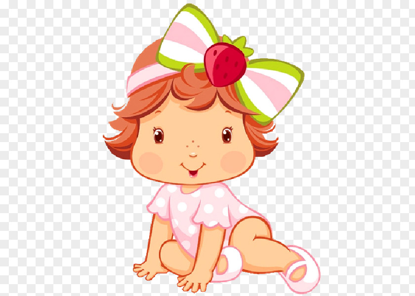 BABY SHARK Strawberry Shortcake Pie Clip Art PNG