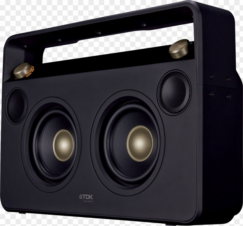 Bluetooth Boombox Wireless Speaker Loudspeaker PNG