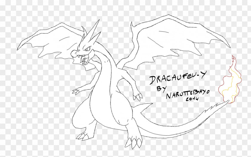 Charizard Sketch Mammal Product Line Art Cartoon PNG