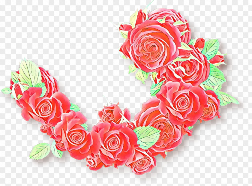 Heart Petal Garden Roses PNG