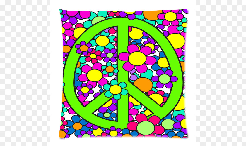 Hippie Images 1960s Pillow Peace Clip Art PNG