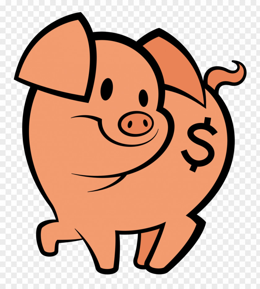 Piggy Cartoon Snout Mammal Organism Clip Art PNG