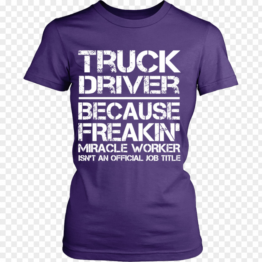 Truck Driver T-shirt Sleeve Logo Font PNG