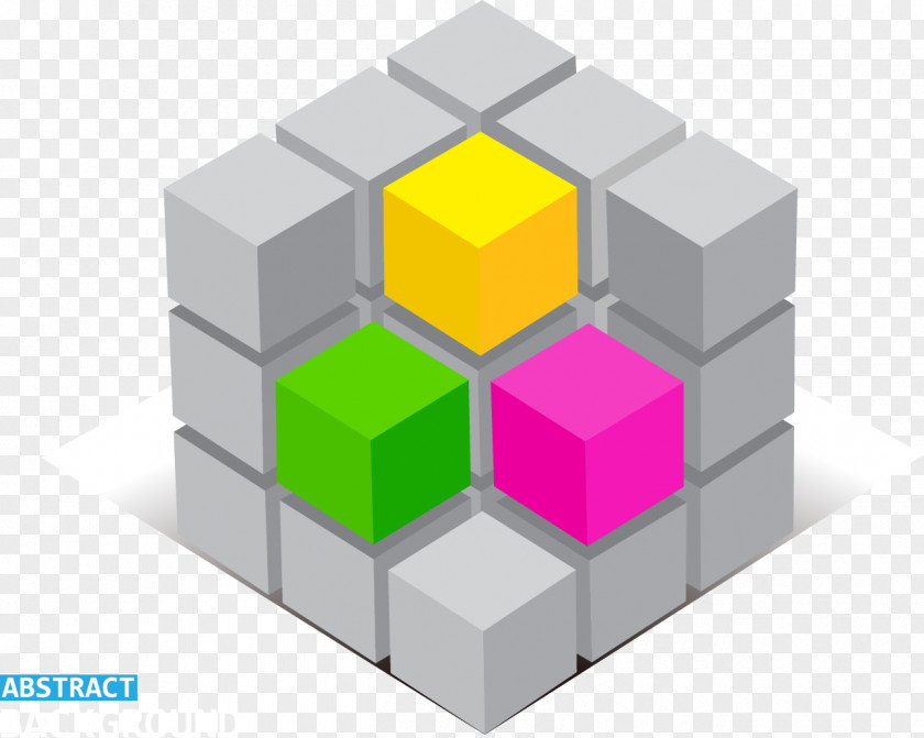 Vector Cube Three-dimensional Space Euclidean PNG