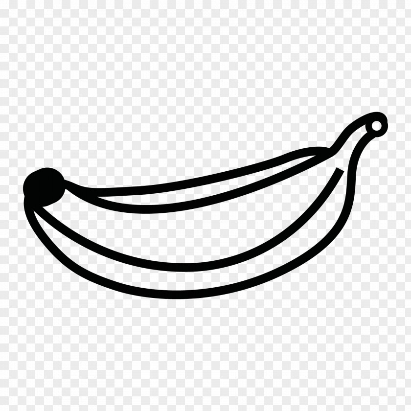 Banana Pictogram Clip Art Line PNG