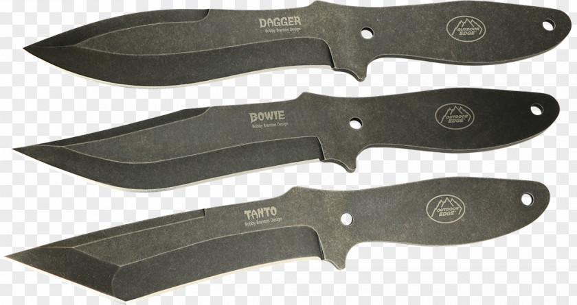 Blackstone Block Hunting & Survival Knives Throwing Knife Bowie Utility PNG