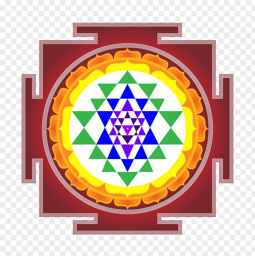 Chakra Sri Yantra Shiva Symbol Sacred Geometry PNG