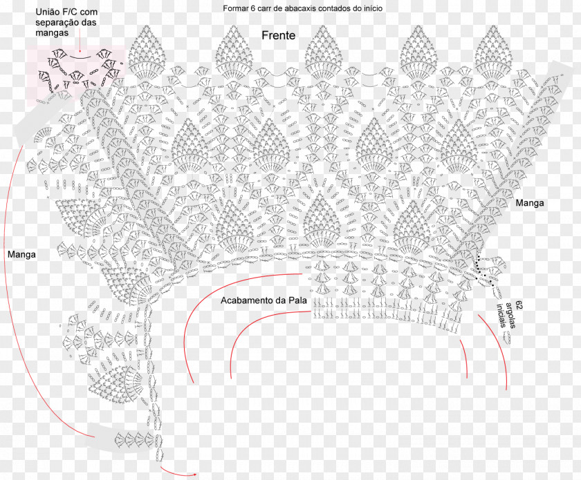 Dress Crochet Hook Doily Stitch Pattern PNG