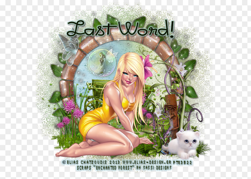 Enchanted Forest Fairy Cartoon Picture Frames Flowering Plant PNG