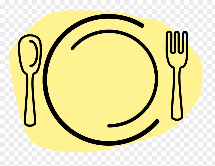 Free Dinner Clipart Plate Fork Spoon Clip Art PNG