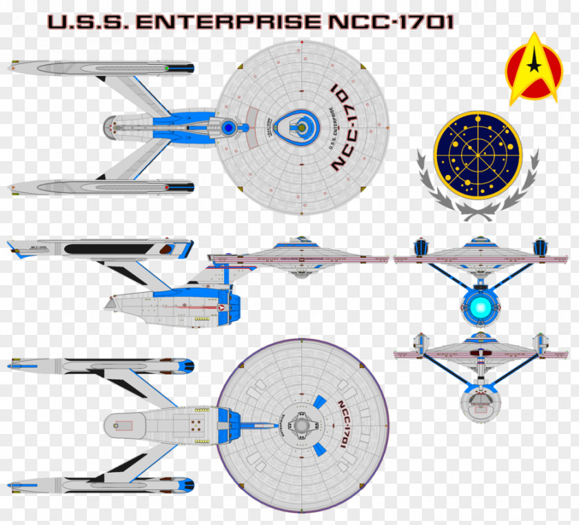Shuttlecraft Galaxy Class Starship DeviantArt Star Trek Constitution PNG