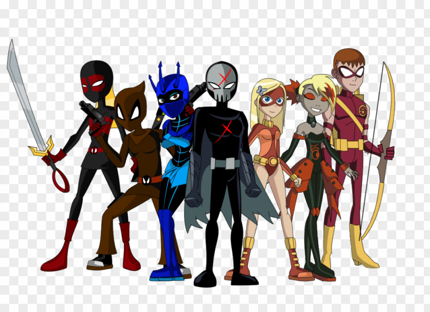 Teen Titans Red X Deathstroke Jason Todd Raven Bumblebee PNG