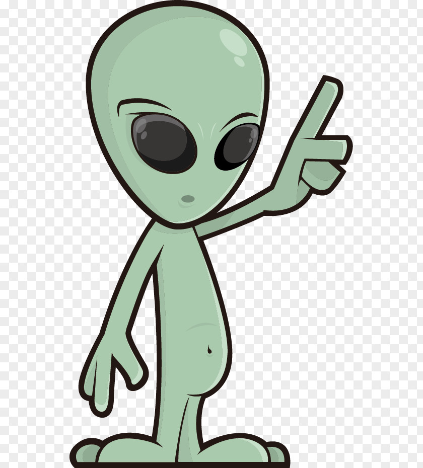 Green Alien Extraterrestrial Life Euclidean Vector PNG