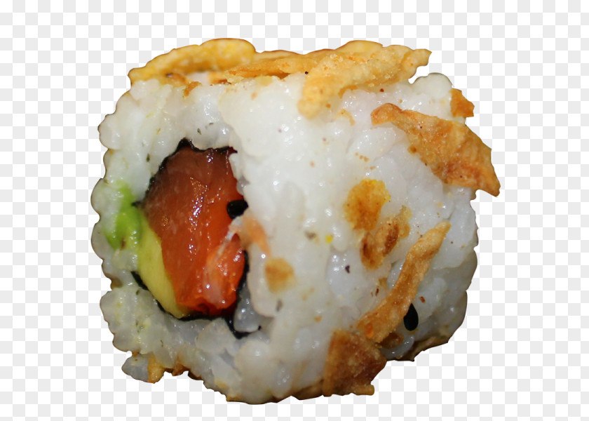 Pancake Rolled With Crisp Fritter California Roll Tempura Sushi Makizushi Dish PNG