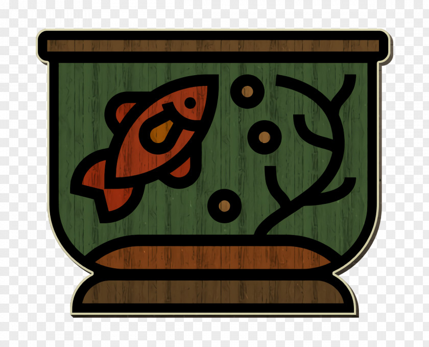 Fish Icon Tank Home Decoration PNG