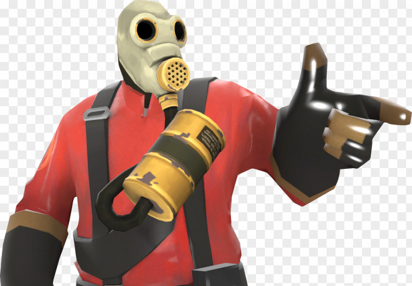 Gas Mask Respirator Figurine PNG