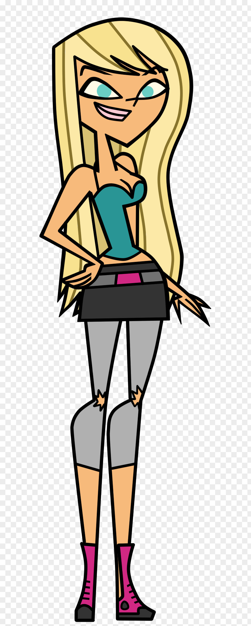 Season 3Ginger Vector Drawing DeviantArt Total Drama World Tour PNG