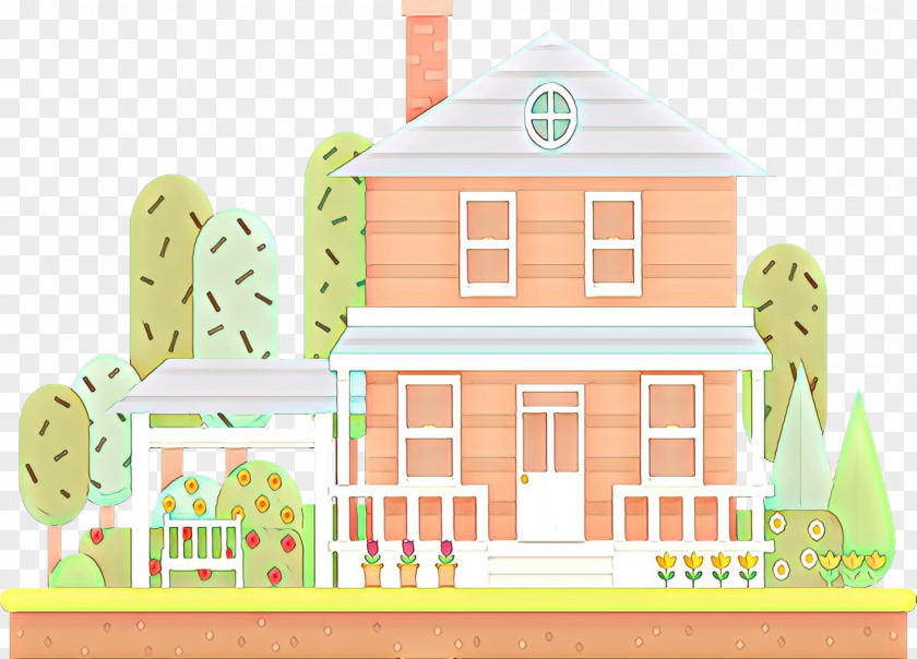 Toy Playset House Cartoon PNG